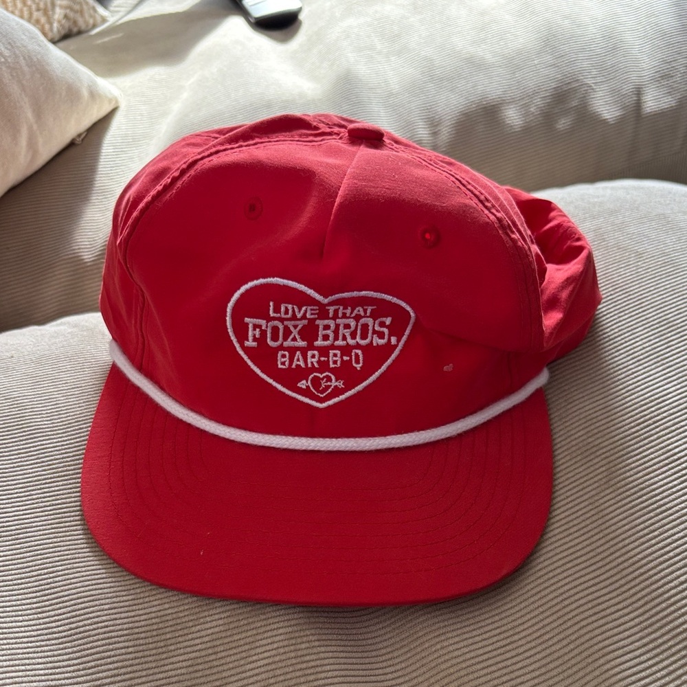 Red Kids Cap with Heart Design